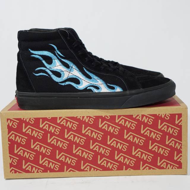 Sepatu Vans SK8 Hi WTAPS Blue Flame Premium High Quality