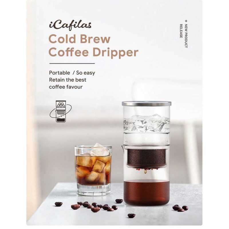 Kopi Cold Brew Coffee Maker Portable Dripper Coffee Pot 300ml