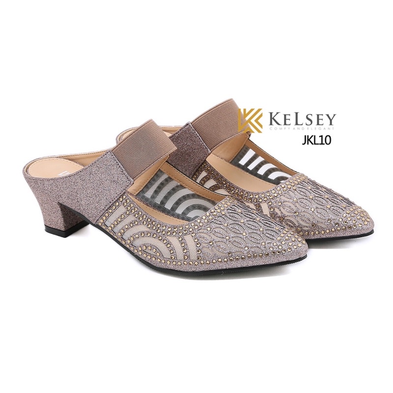 Sandal Heels Hak Tahu 5cm Wanita KELSEY JKL10 / Sandal Heels Wanita