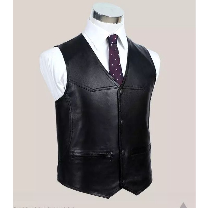 Rompi Pria formal kulit Asli Sintetis