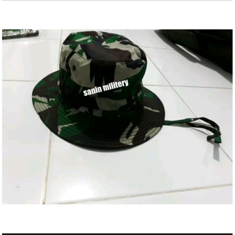 Topi Rimba Jatah TNI / Topi Rimba TNI