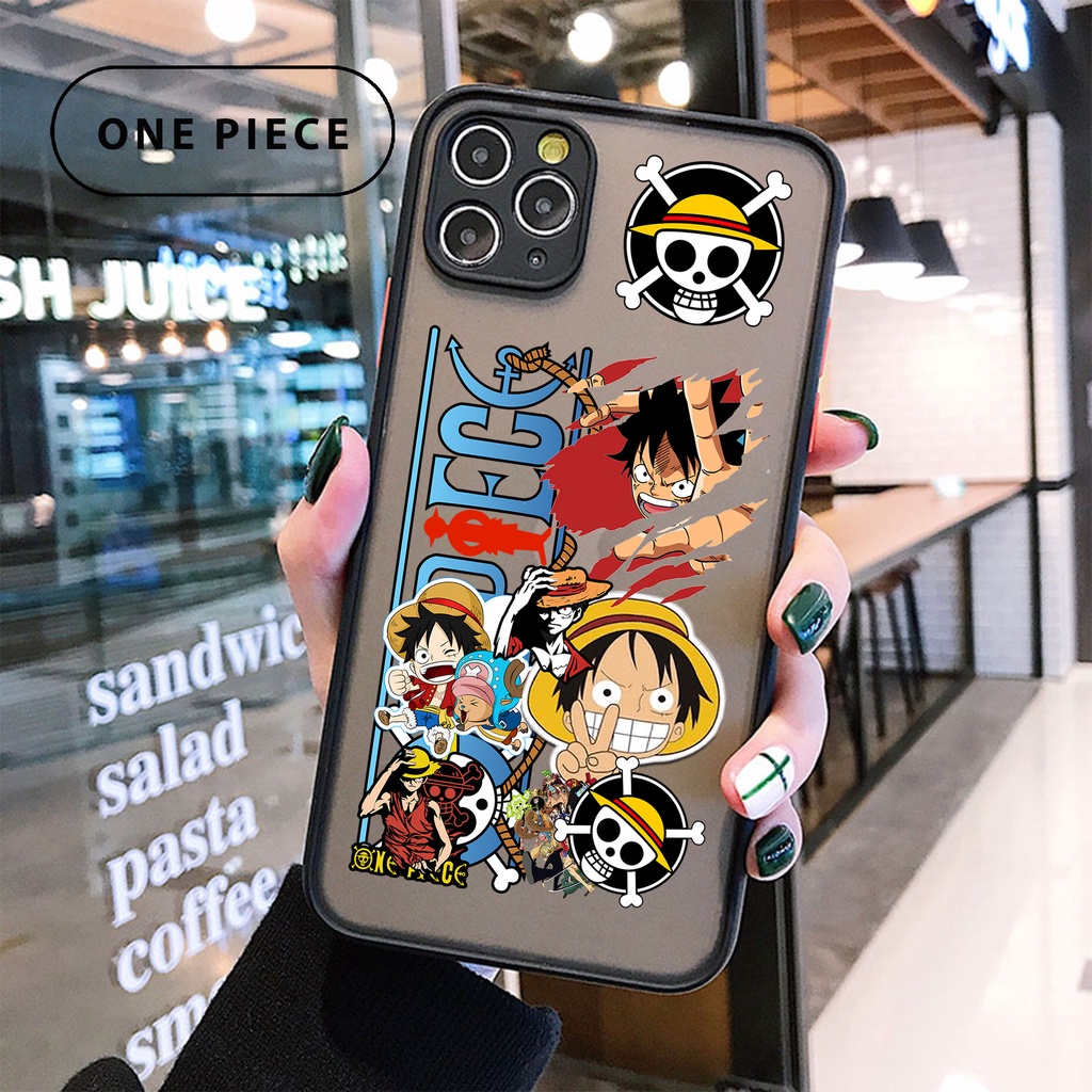 Case Choice Motif Karakter Kartun One Piece SAMSUNG A01 M01 A01 CORE A02 A02S A02S A03 A03S A7 2018 