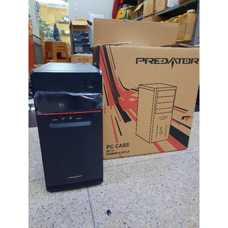 Casing Cpu standar micro atx sudah termasuk power supply