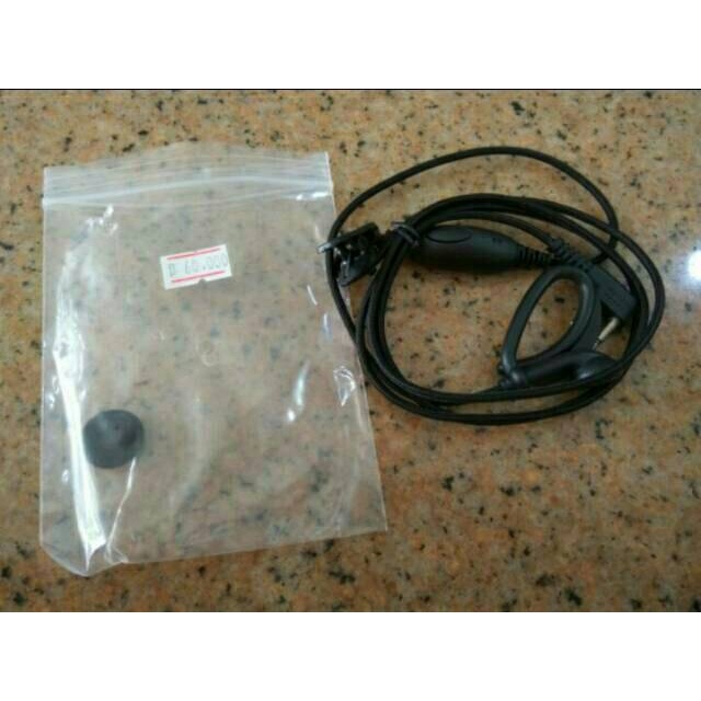 Earset Ht Icom IC-V80 V 86 Handy talky / Headset Ikom V80 V86 / Hetset Icomm V 80 IC-86 walkie talkie Asesoris Aksesoris earphone