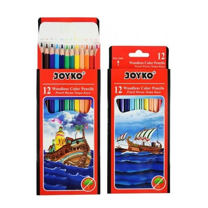 

Pensil Warna Joyko CP-103 Set 12 Warna Panjang