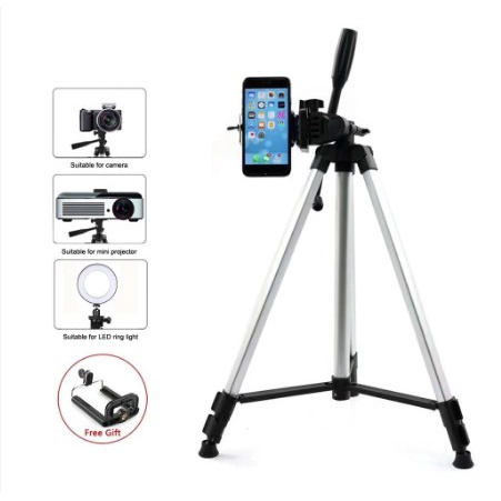 Tripod Handphone HP Tripot Kamera 3110 1 Meter Free Holder U &amp; Tas