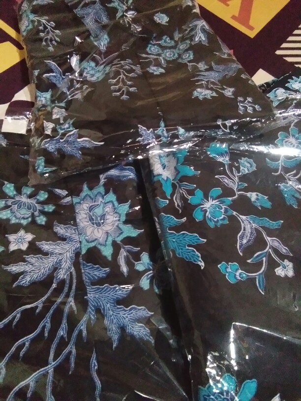 Bisa Pisah Batik Couple Keluarga Sania Ruffle Ori Ndoro Jowi Termurah Cibulan Biru