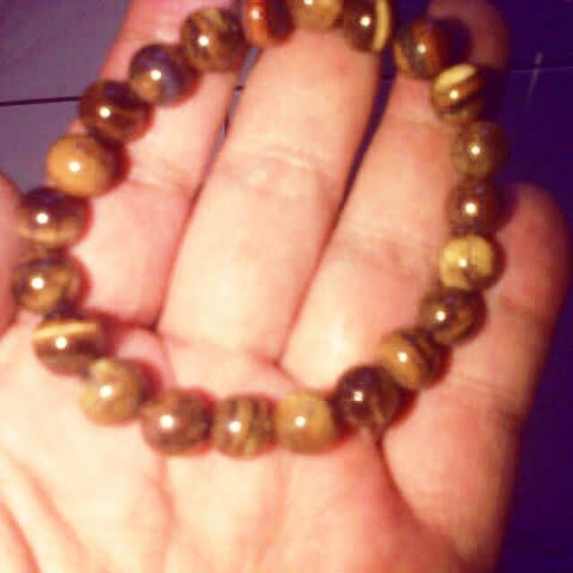Gelang batu tiger eyes