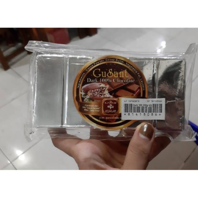

CHOCOLATE DARK 100% Blok netto : 250 gr (kampung coklat Blitar)