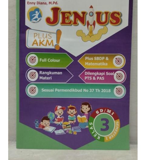 

❤ Buku JENIUS KELAS 3 SD/MI Semester 1 Tahun 2022 gas !!