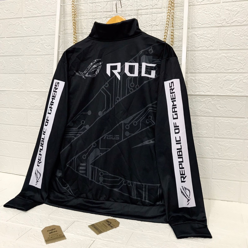 Turtleneck ROG System Asus Gaming Jaket Unisex