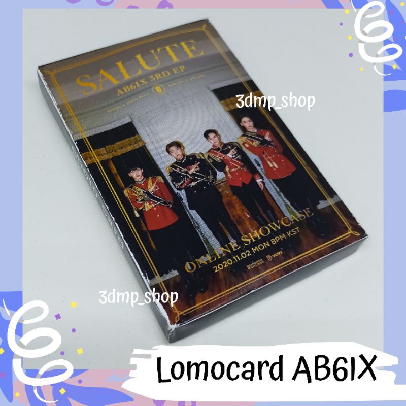 [25 lembar] lomocard photocard photo lomo card AB6IX Salute vivid