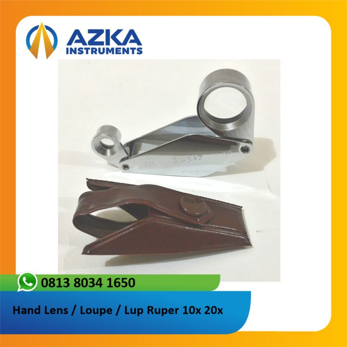 

Kaca Pembesar Hand Lens Lup Geologi Loupe Ruper 10x 20x