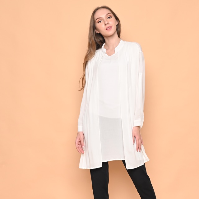 

MONOMOM Giya Top Series - Baju Menyusui Kemeja Kerja Menyusui Nursing Wear Premium