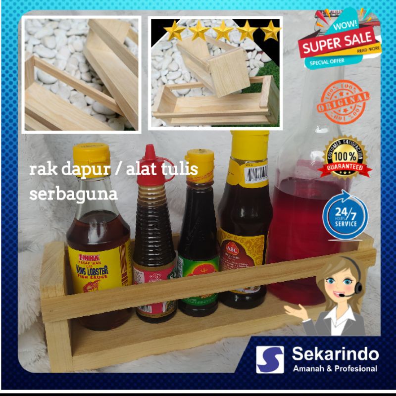 Rak dapur serbaguna alat tulis storage kitchen set