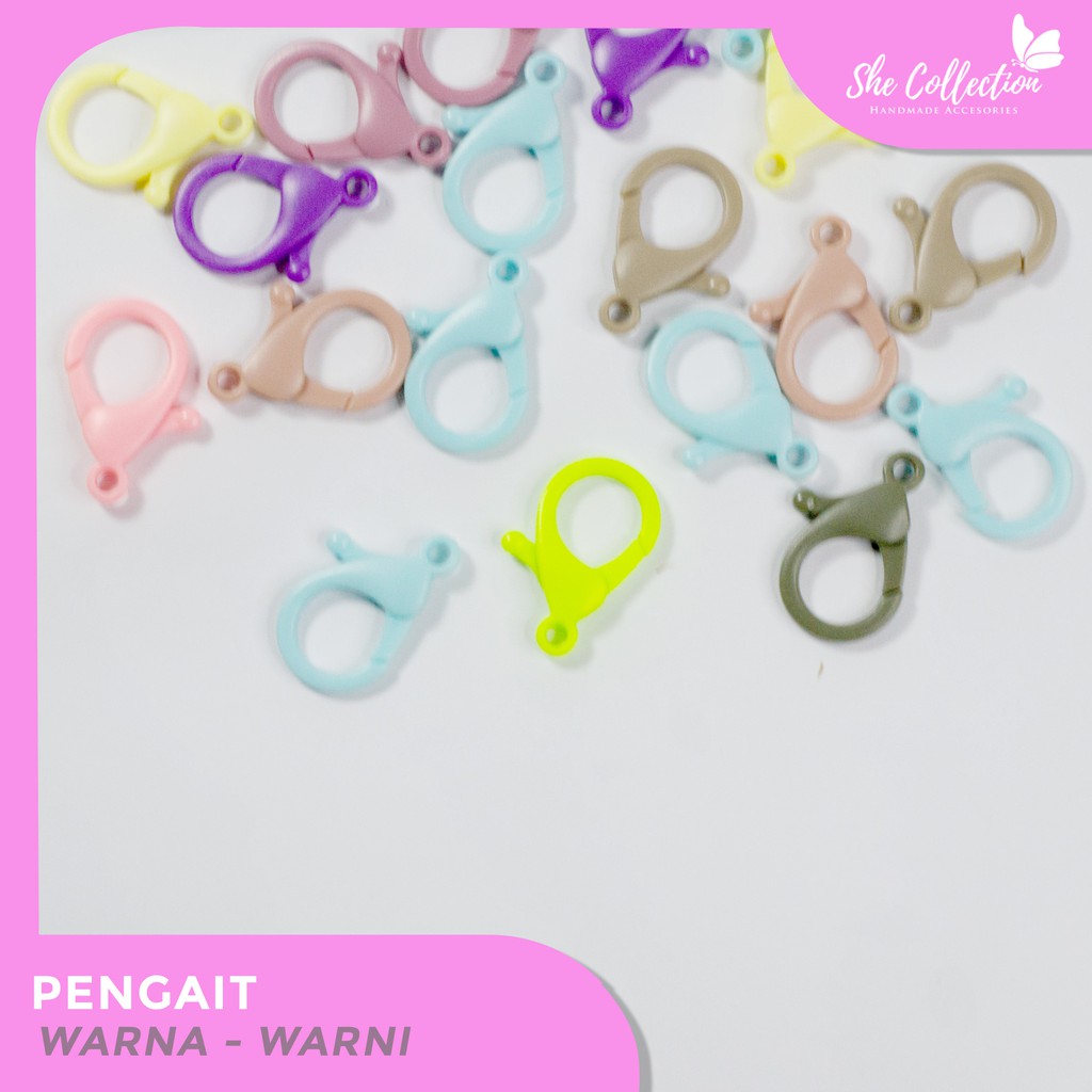 KOKOT UDANG PLASTIK / Pengait kalung masker