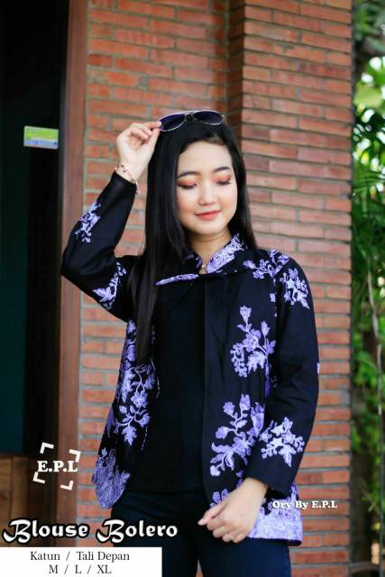 GESER =》》ATASAN BLAZER BATIK WANITA MOTIF BATIK-4