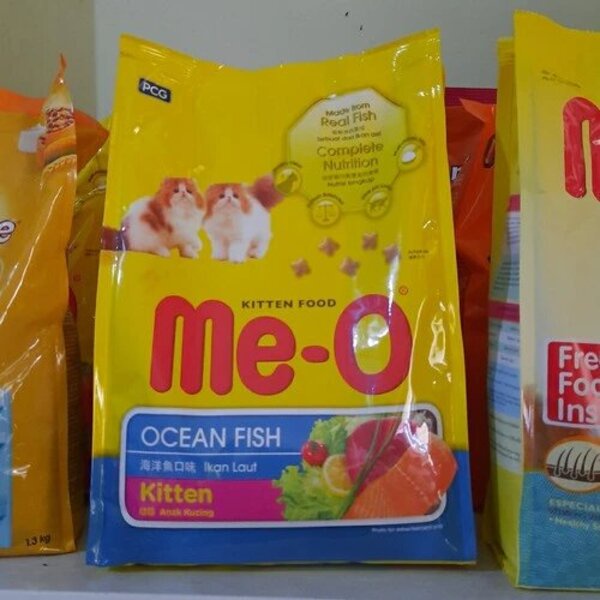 Makanan Kucing Me-O Meo Kitten Ocean Fish Freshpack 1.1kg 1.1 1.2 kg