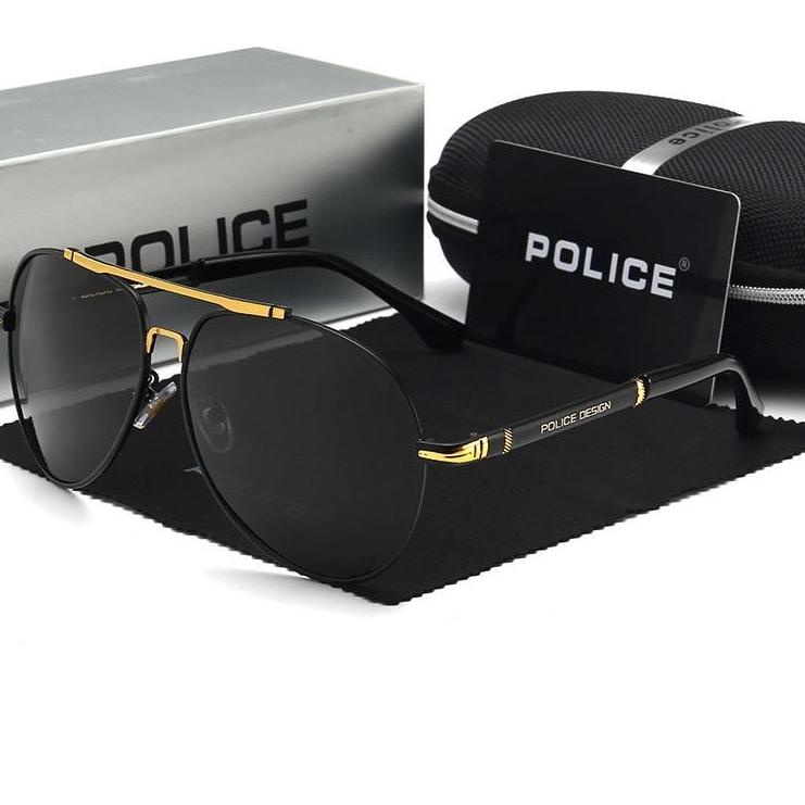 Miliki - Kacamata Police Pria Polarized Anti UV Police Sunglasses / Kacamata Pria Police Original Pria Wanita Anti UV400 Po ~
