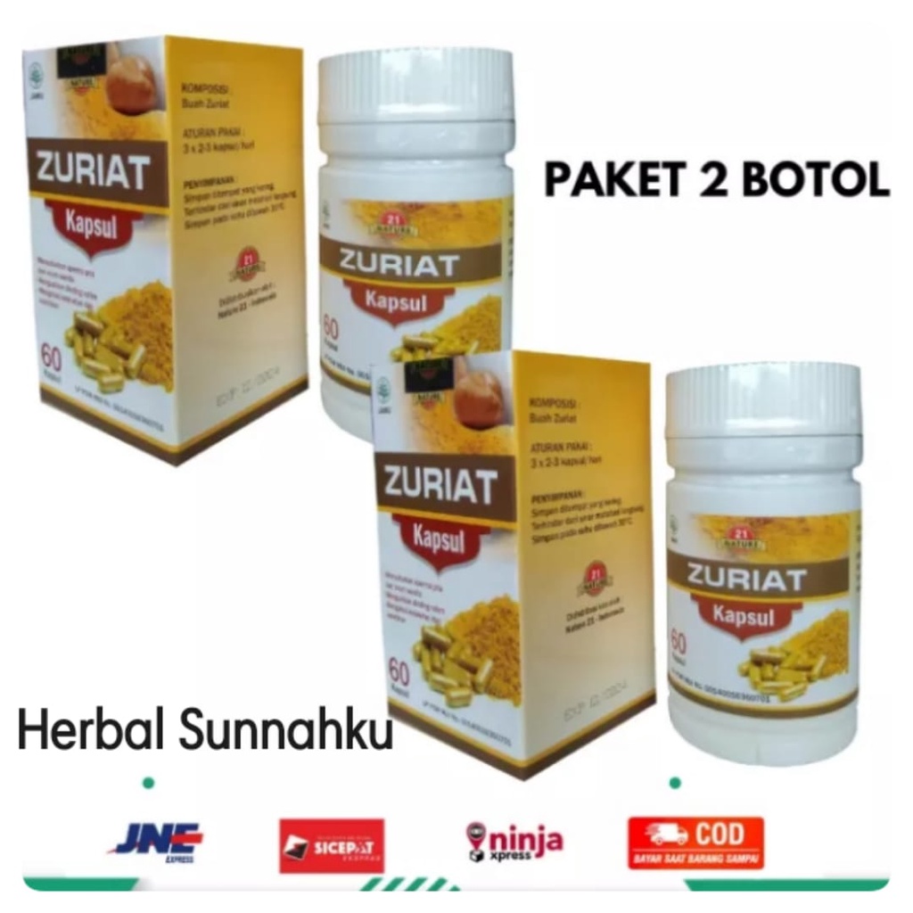 

[PAKET 2 BOTOL] Kapsul Zuriat isi 60 kapsul zuriyat PROMIL