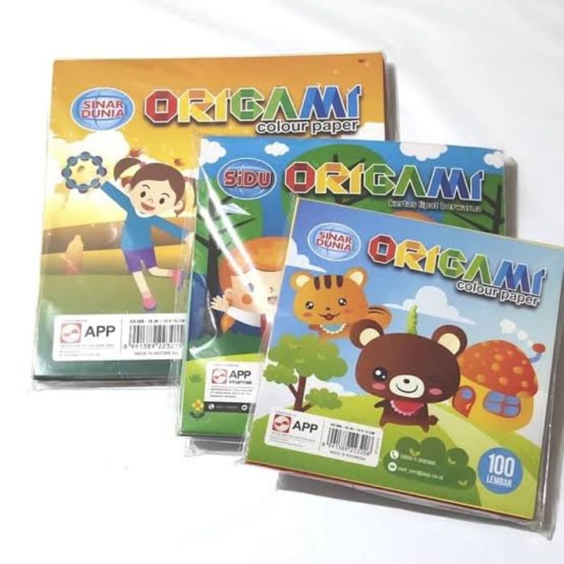 

Kertas Origami SIDU isi 100 lembar Gracia OS