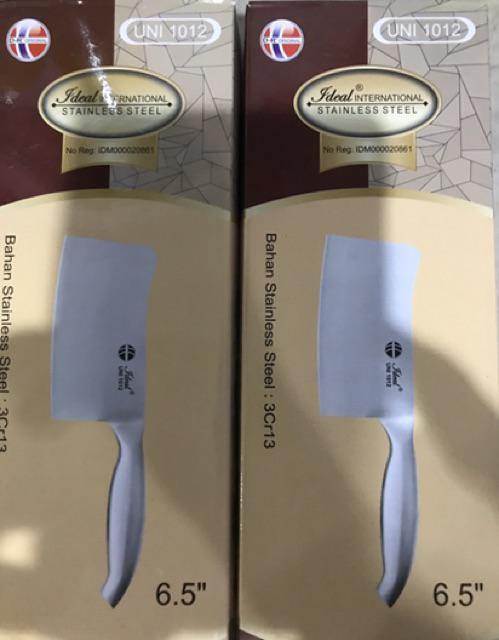 Pisau Golok Cincang - Pisau Daging Dan Tulang Stainless Ideal Uni 1012