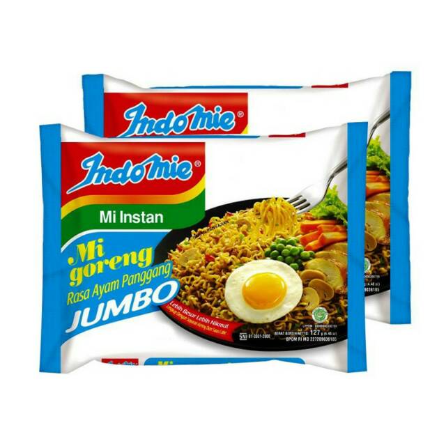 

Indomie ayam panggang jumbo 127gr x 10