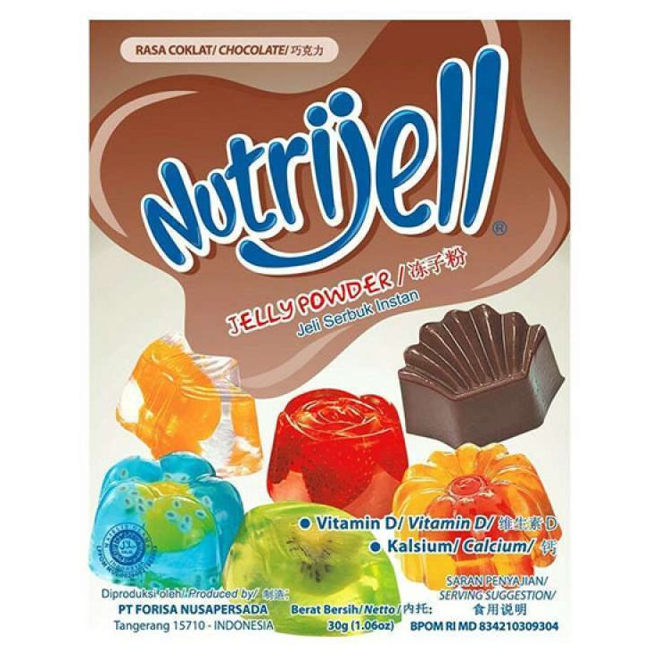 

Nutrijell Rasa Coklat 30gr Agar Nutrijel Chocolate Jelly Powder