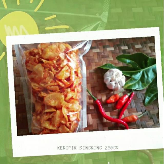 

Keripik singkong pedas manis