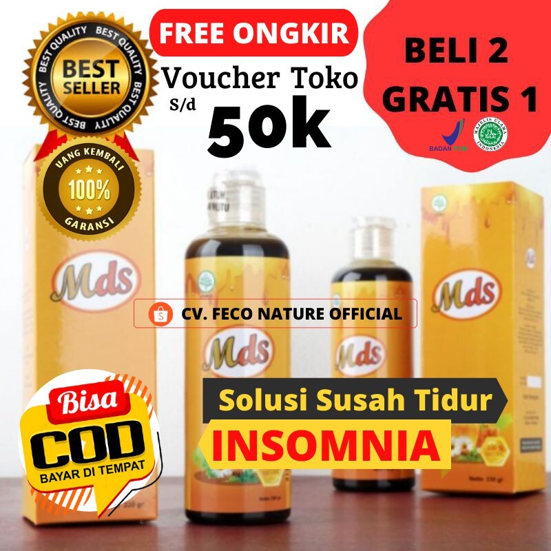 MADU DEEP SLEEP (MDS) HERBAL ALAMI ATASI SUSAH TIDUR INSOMNIA TERLARIS - MADU DEEP SLEEP ORIGINAL