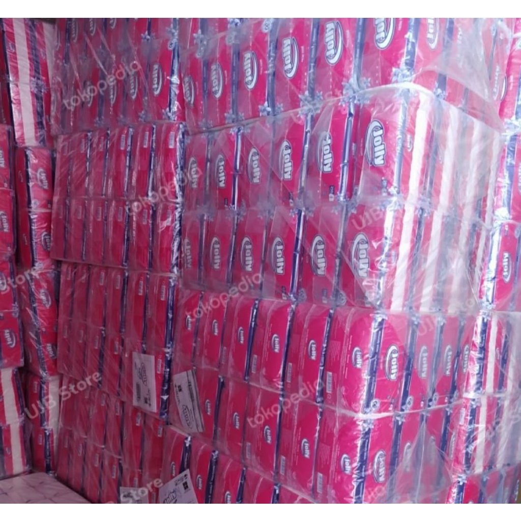 Tisu Tissue JOLLY Facial 250 lmbar 2ply 1 Ball isi 48 / 1 Ball Tissue Jolly 250Sheets Isi 48Pcs