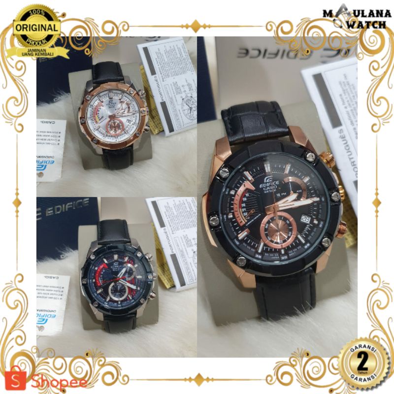 JAM TANGAN PRIA WANITA | RANTAI | KULIT | KARET | MURAH | PRIA CASIO EDIFICE EFR559