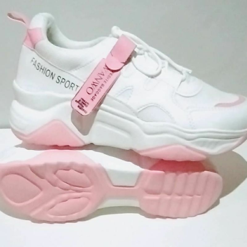 Sepatu sneakers wanita import Korea-4