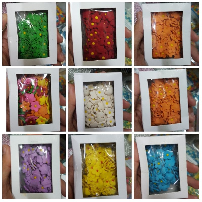 Sprinkles - Sprinkle - Hiasan Kue - Trimit - Hiasan Kue motif bunga