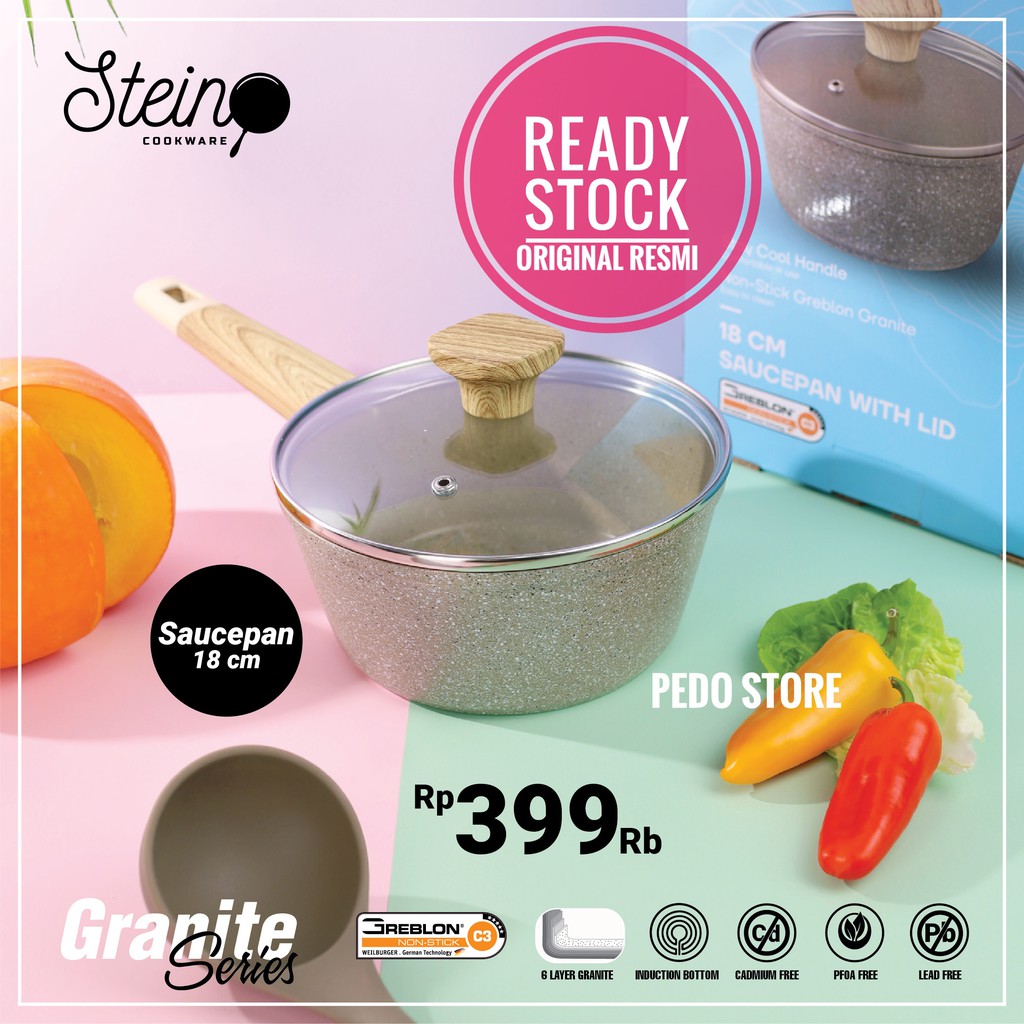 SteinCookWare Stein SaucePan 18 cm (granite series)
