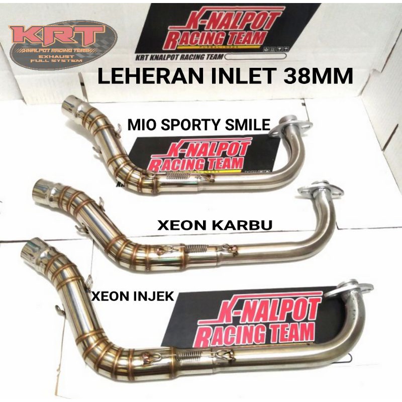 Leheran inlet 38 Mio Sporty Xeon injek gt Xeon Karbu Rc Knalpot Racing