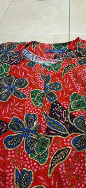 Daster Kencana Ungu Manisa (ku Label Biru Asli) - Homedress Cantik Batik Solo Tali Pinggang