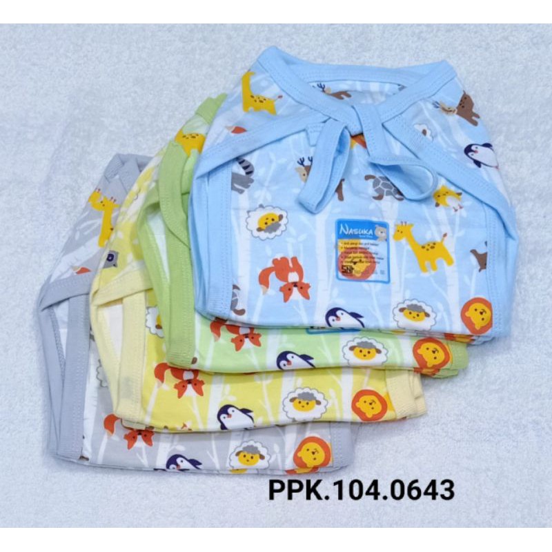 Baju bayi 0-3bln HALUS NASUKA ISI 4PCS/Baju bayi new born-Popok safari