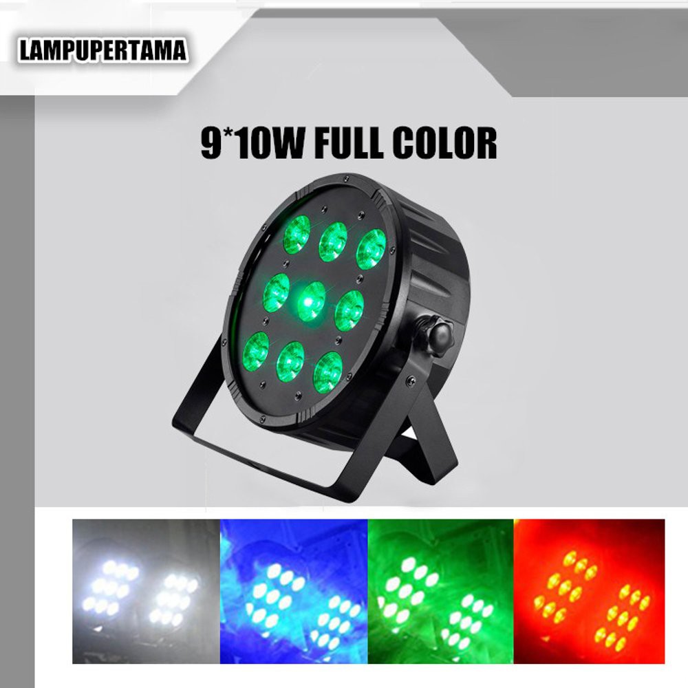 LAMPU PAR LED LIGHTING PANGGUNG 9x10W FULL COLOR