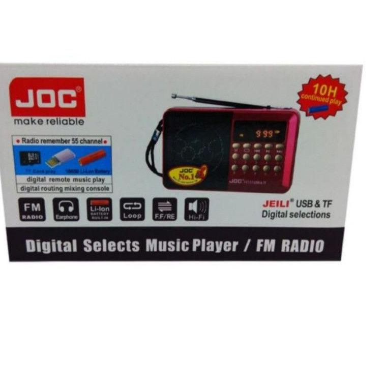 Paling Dicari.. [ COD ] ✓ Radio Speaker JOC H-1011USB RADIO FM // MP3 // USB // TF CARD