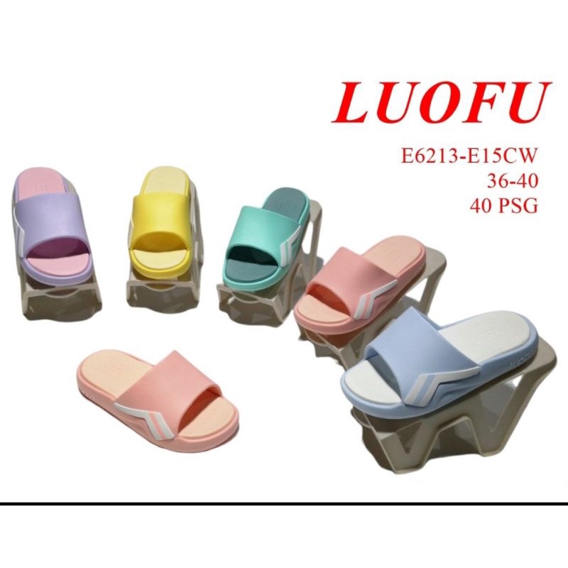 LUOFU E 6213-E15CW SANDAL SELOP WANITA