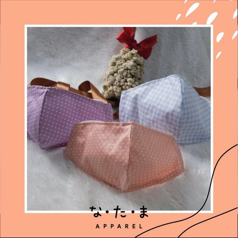 Masker Kain Motif Lucu Katun Jepang