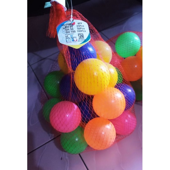 Jual Bola Plastik Mandi Bola Isi 25 Pcs Shopee Indonesia 7993