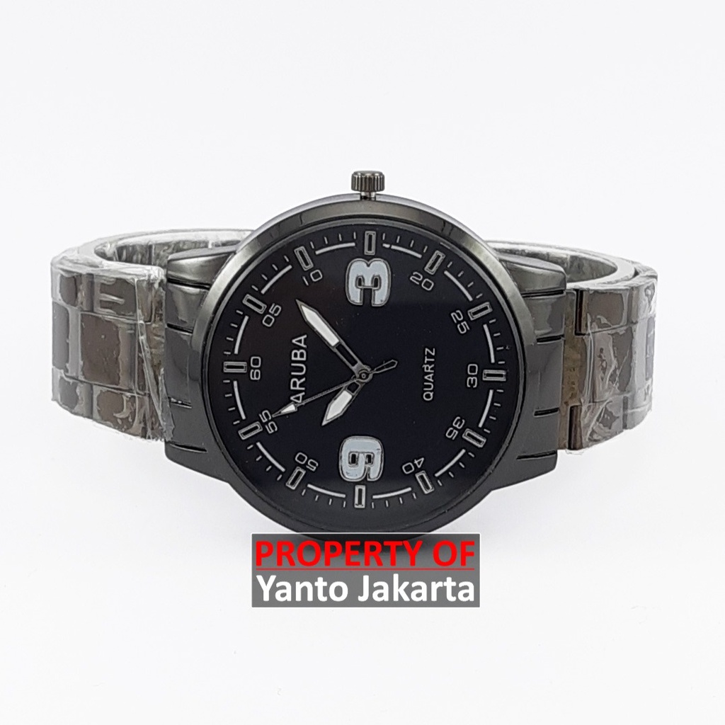 JAM TANGAN PRIA RANTAI BESI STAINLESS