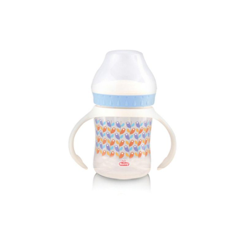 Lusty Bunny Botol Susu Wide Neck Dengan Pegangan 125ml Lusty Bunny Bottle Wide Neck With Handle