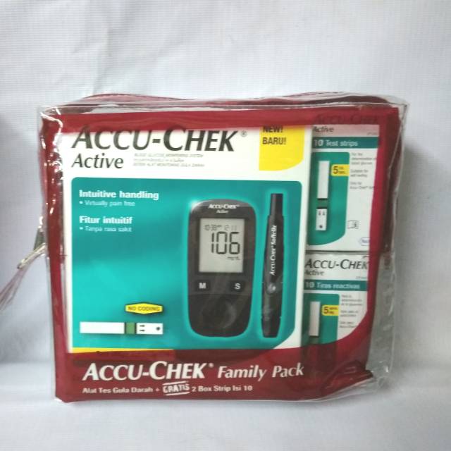 Alat ACCU-CHEK Active + ISI 2 Strip ACCU-CHEK Active