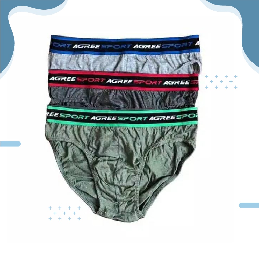 Sempak Cowok Celana Dalam Laki Laki Dewasa Cd Pria Agree Coklat Kode 2311 By Universal Underwear