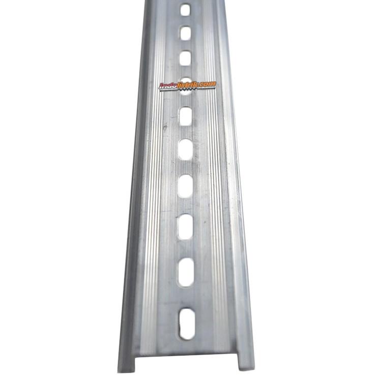 Segera belanja--Rel MCB Panel Aluminium 1 fungsi (tebal 1.1mm) 1m