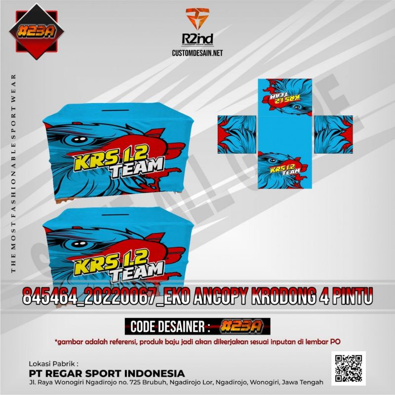 krodong burung merpati 4 pintu