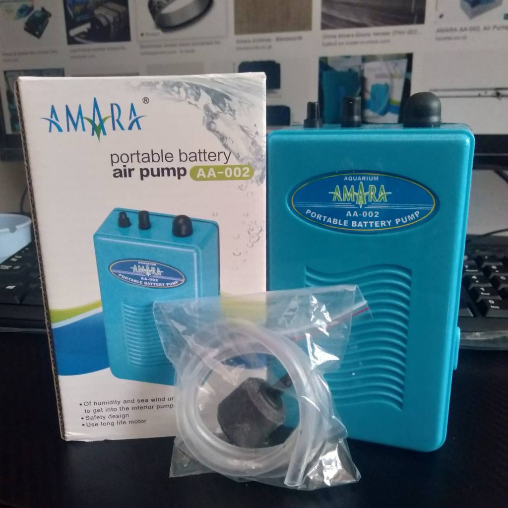 AA-002 AMARA PORTABLE BATTERY AIR PUMP